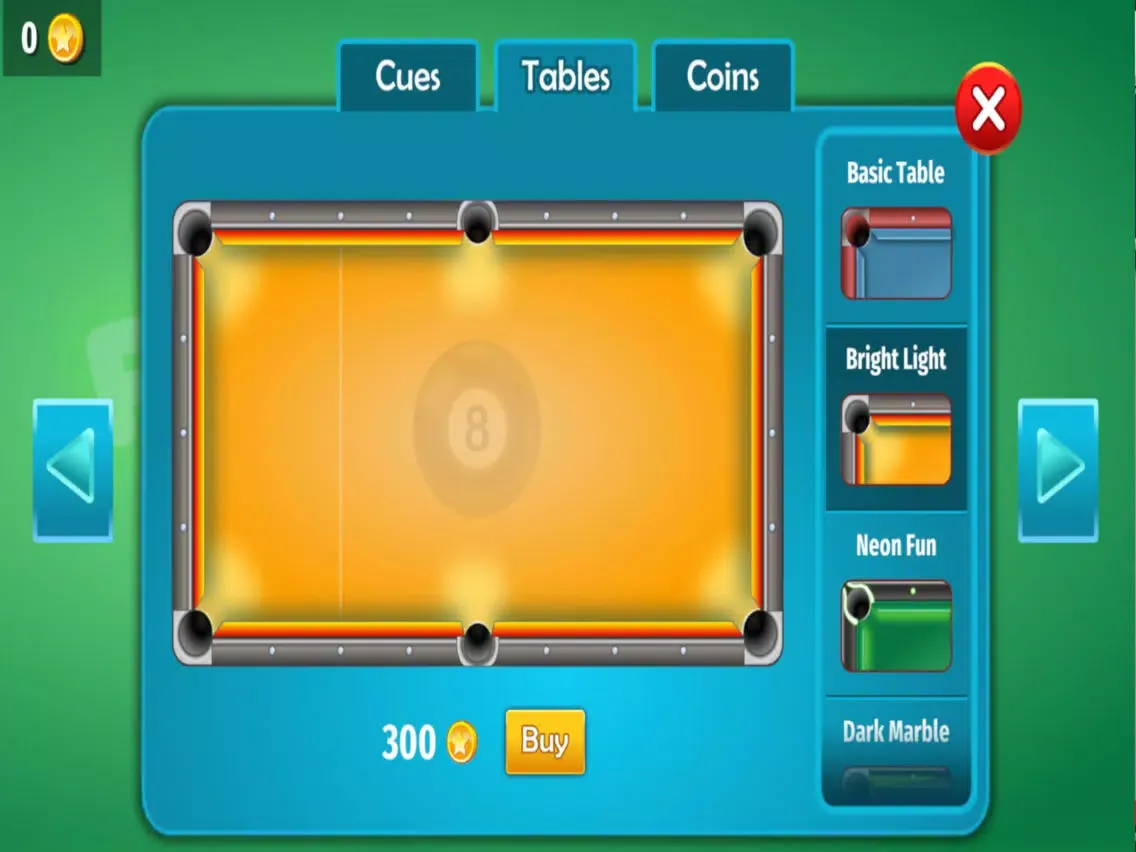 Pool 8 Billiard Online Offline iPad 应用截图
