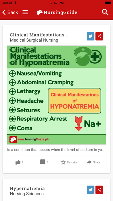 Nursing Guide App स्क्रीनशॉट