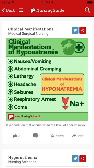 تصاویر Nursing Guide App