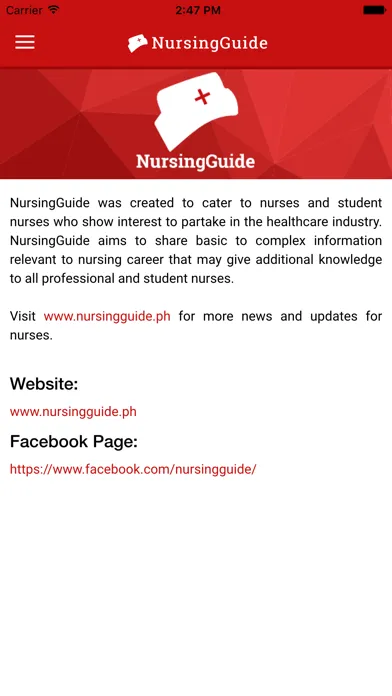 تصاویر Nursing Guide App