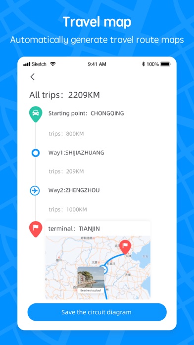 Travel Map:Journeys Route Plan应用截图