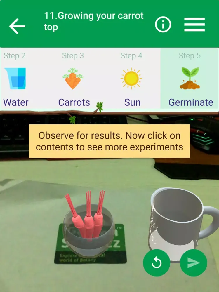 Zrzuty ekranu Piramal Garden Sciencz iPad 