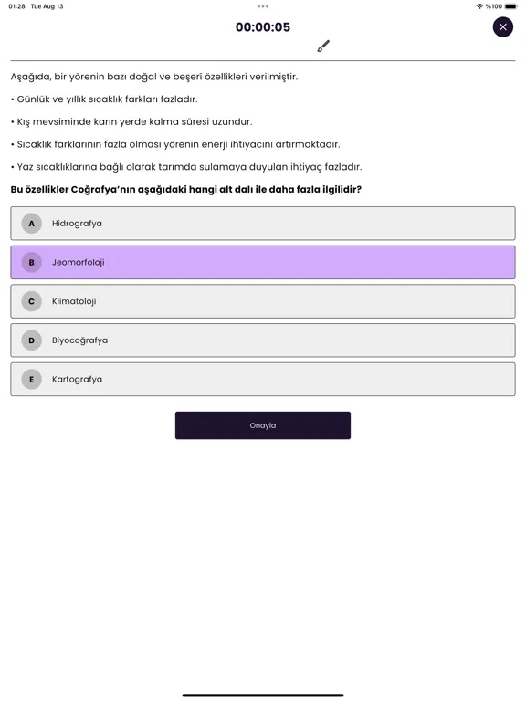 Captures d'écran de SmartLearn : Sınav Rehberim iPad 