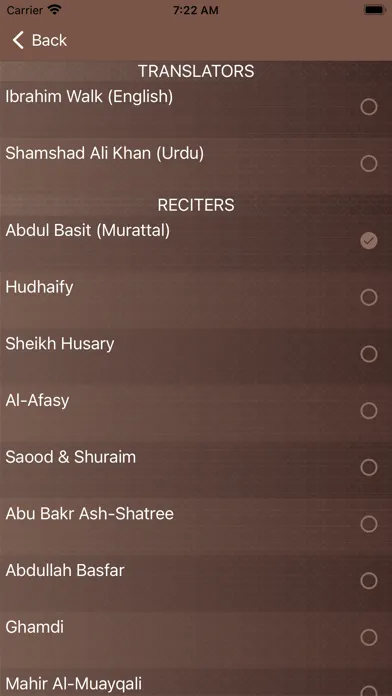Tangkapan layar Surah Al-Waqiah الواقعة