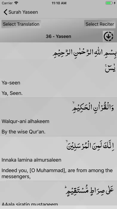 Surah Yaseen - يسٓ سکرین شاٹس