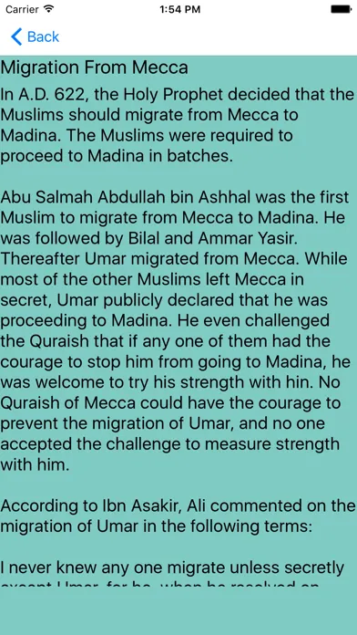 Ảnh chụp màn hình của Stories of Sahaba - Companions