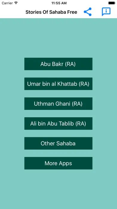 Ảnh chụp màn hình của Stories of Sahaba - Companions