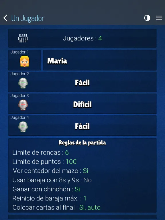 تصاویر Chinchon cards iPad 