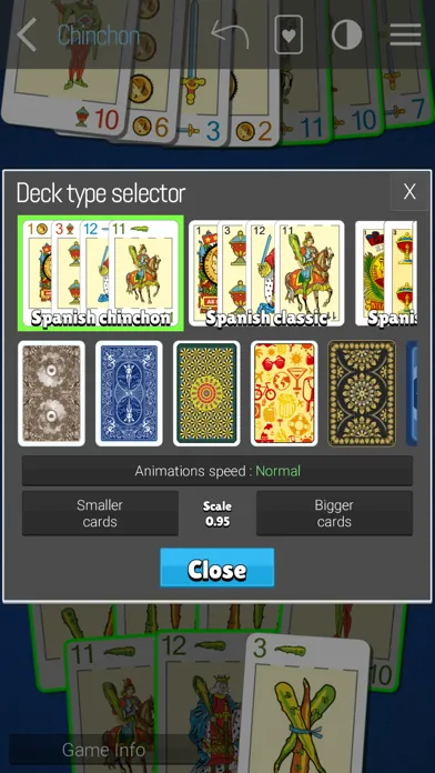 تصاویر Chinchon cards