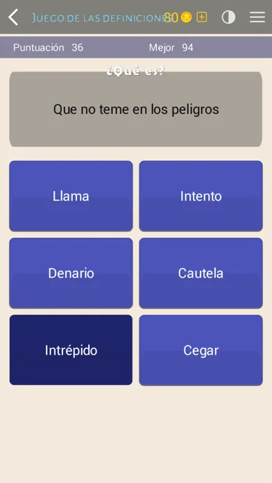 Capturas de tela do Crucigramas clásicos