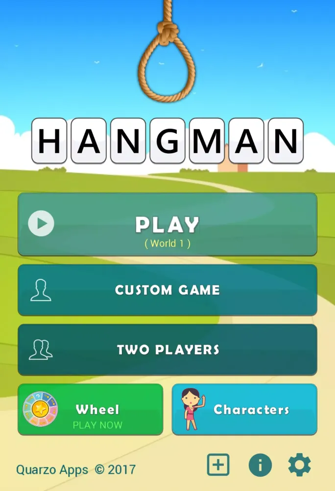 Hangman应用截图