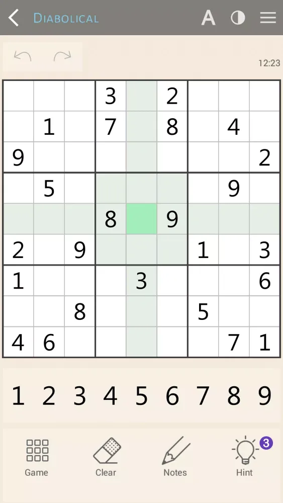 Sudoku classic スクリーンショット