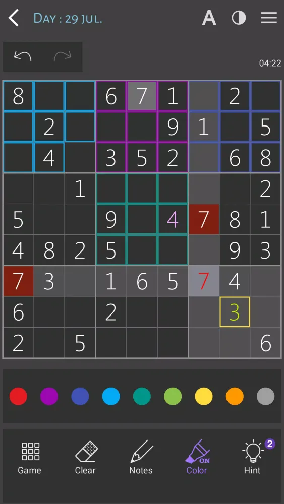Sudoku classic スクリーンショット