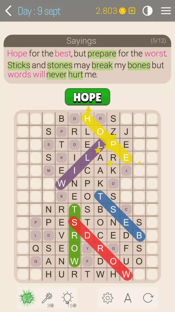 Word Search Evolved 스크린샷