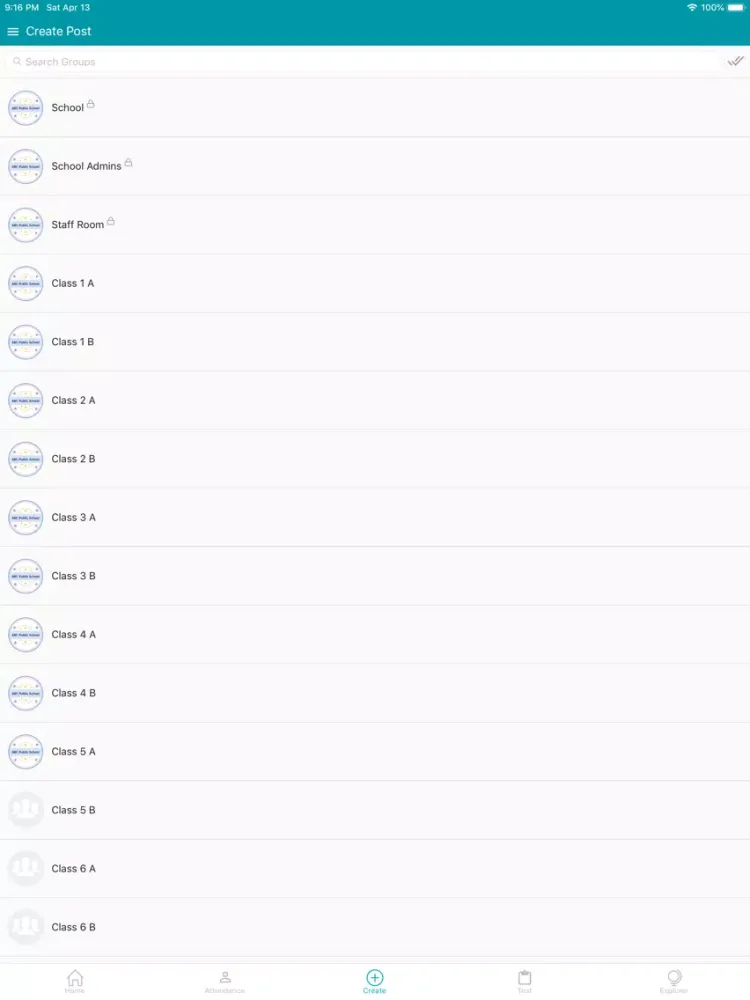 Capturas de pantalla de Realia - The School App iPad 