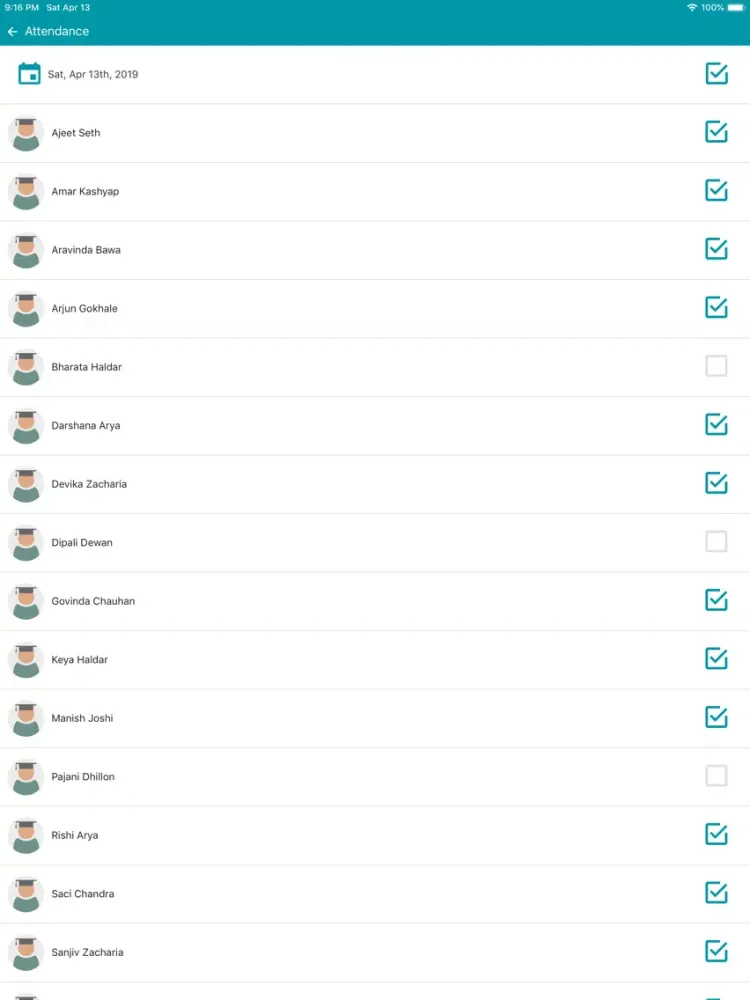 Capturas de pantalla de Realia - The School App iPad 