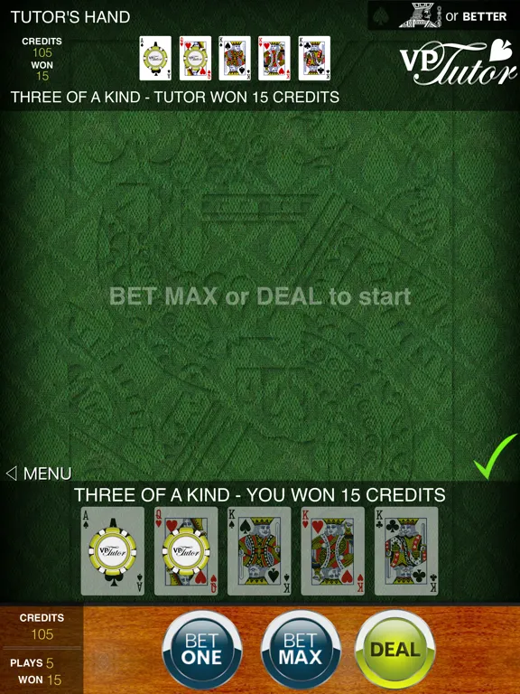Screenshot di Video Poker Tutor iPad 