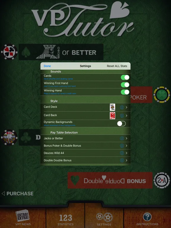 Screenshot di Video Poker Tutor iPad 