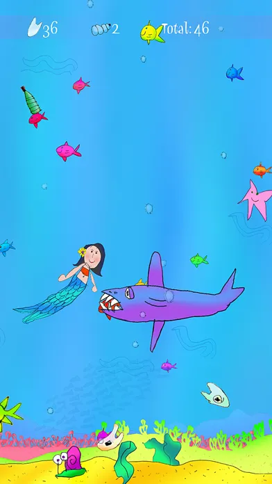 ภาพหน้าจอของ Mermaid S.O.S.