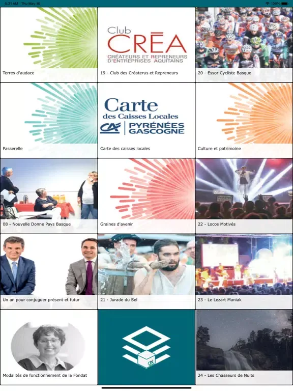Fondation CAPG iPad  Screenshots