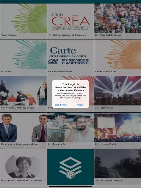 Fondation CAPG iPad  Screenshots