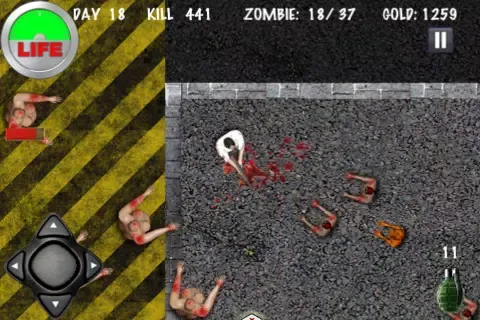 Alone World : Zombie Attack LITE スクリーンショット