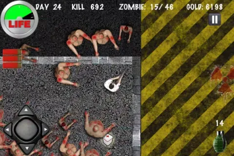 Alone World : Zombie Attack LITE スクリーンショット