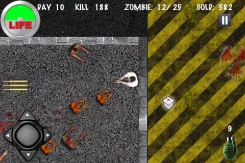Alone World : Zombie Attack LITE スクリーンショット