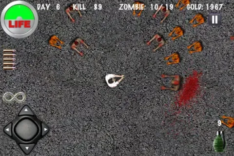 Alone World : Zombie Attack LITE スクリーンショット