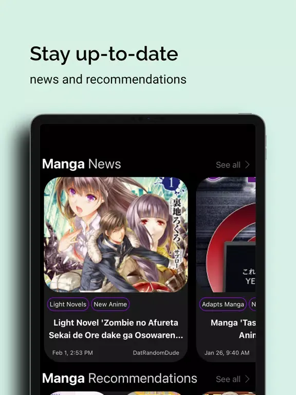 Beyond Manga iPad  স্ক্রিনশট