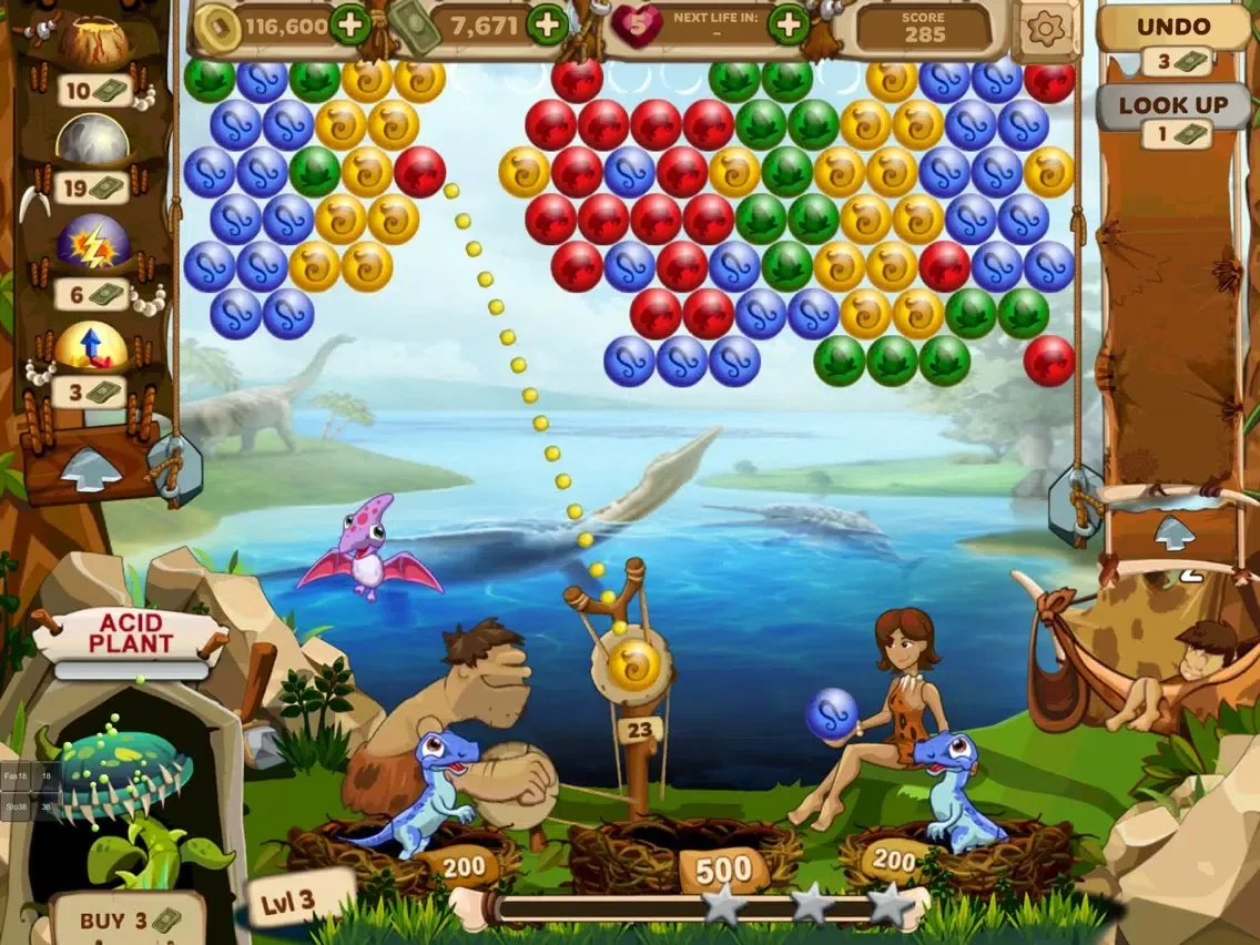 ภาพหน้าจอของ Bubble Age: A Shoot and Pop Puzzle Game iPad 