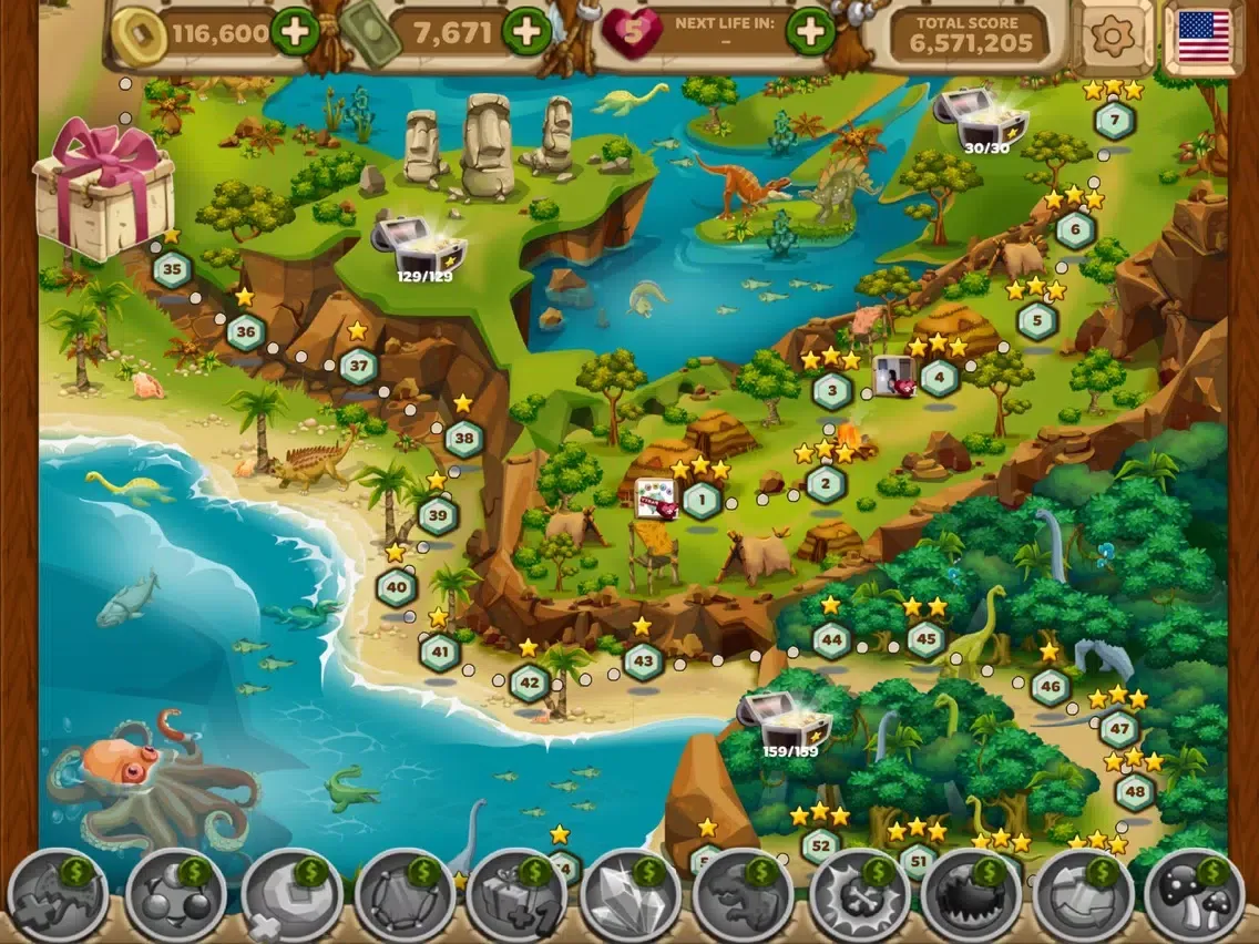 ภาพหน้าจอของ Bubble Age: A Shoot and Pop Puzzle Game iPad 