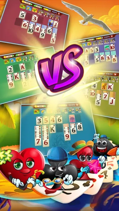 Tangkapan skrin Solitaire Showdown