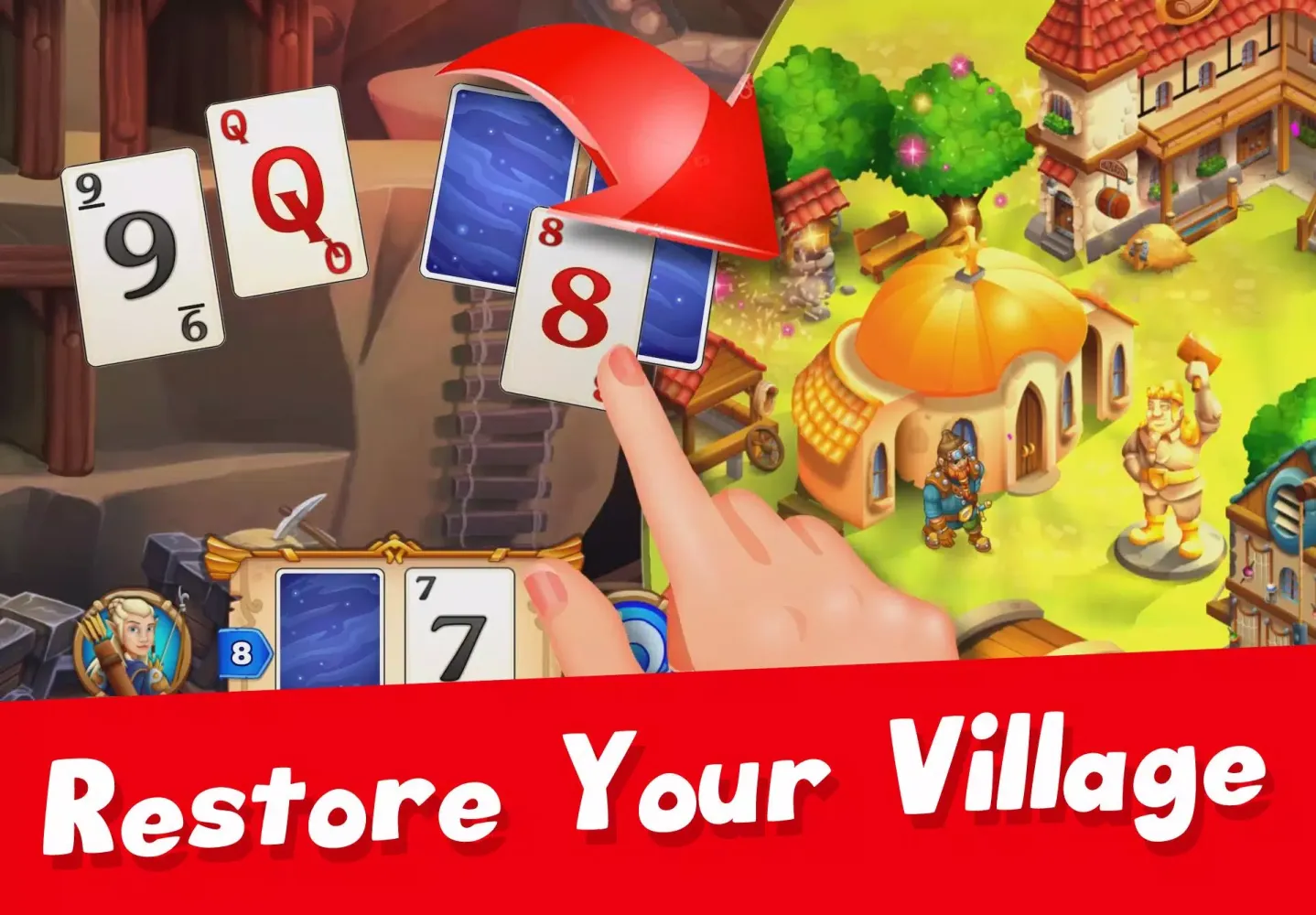 Solitaire Arthur Tale TriPeaks স্ক্রিনশট