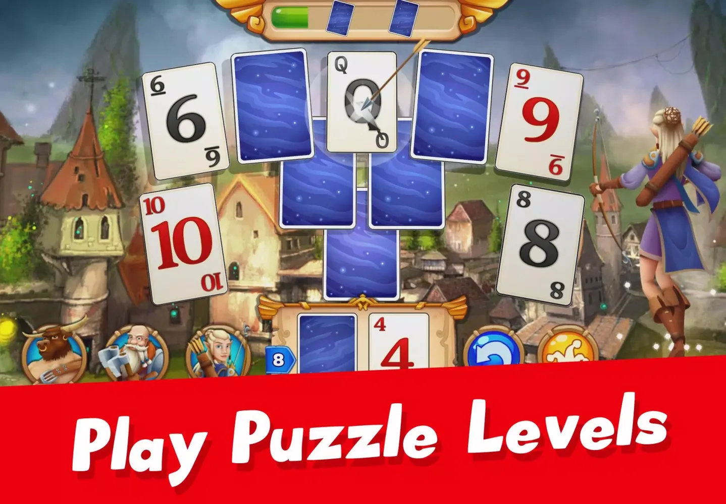 Solitaire Arthur Tale TriPeaks স্ক্রিনশট