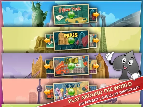 Solitaire World Tour iPad  سکرین شاٹس