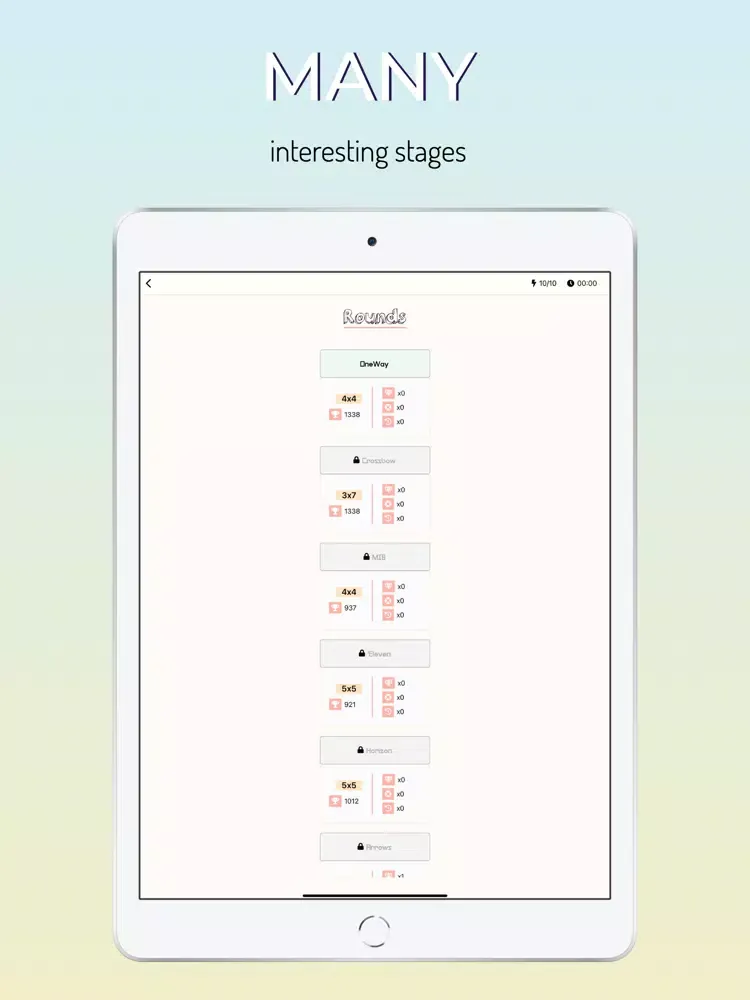 Fill'Em All Box Numbering Game iPad  Screenshots