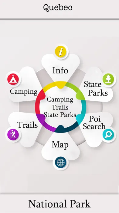 Quebec -Camping & Trails 스크린샷