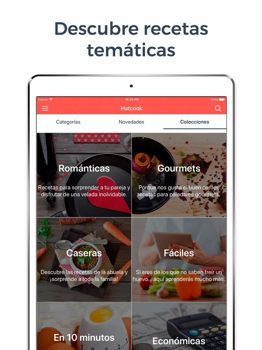 Tangkapan layar Hatcook Recetas de Cocina iPad 
