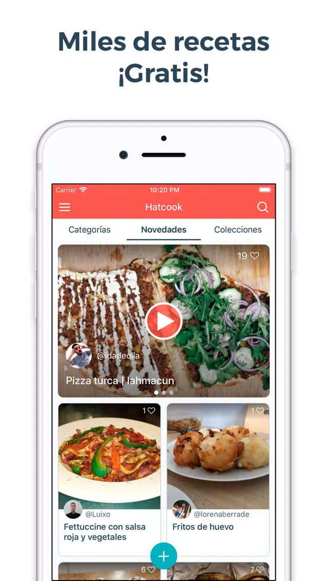 Tangkapan layar Hatcook Recetas de Cocina