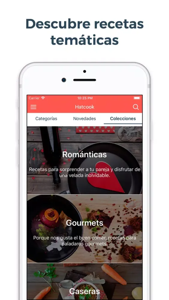 Tangkapan skrin Hatcook Recetas de Cocina