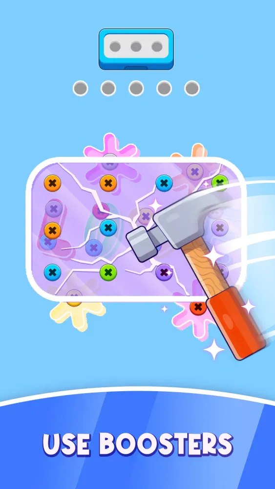 Unscrew Nuts Sort: Screw Jam Screenshots