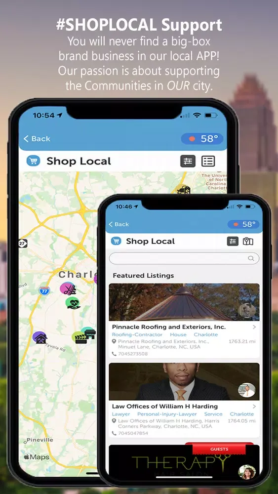 Ảnh chụp màn hình của Queen City Community App