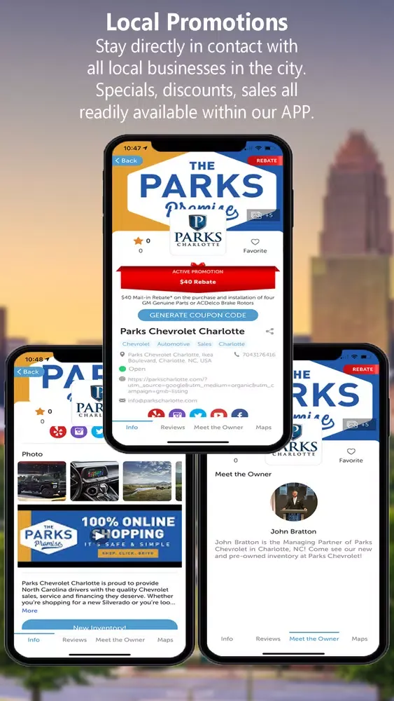 Ảnh chụp màn hình của Queen City Community App