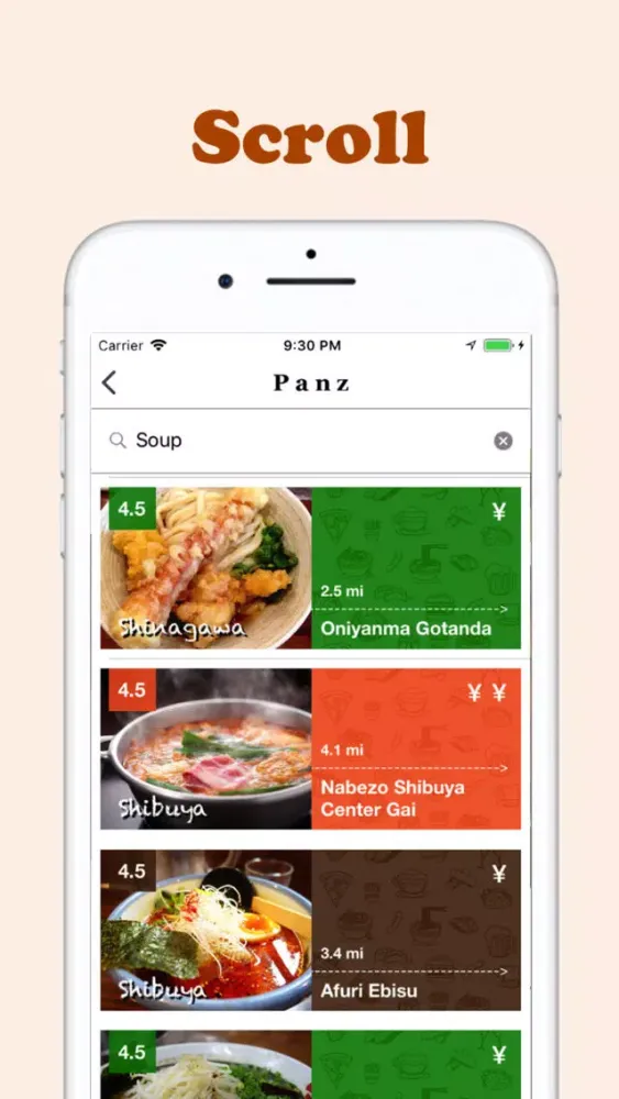 ภาพหน้าจอของ Panz - Find restaurants nearby