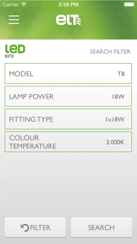ELT Lighting Wizard Screenshots
