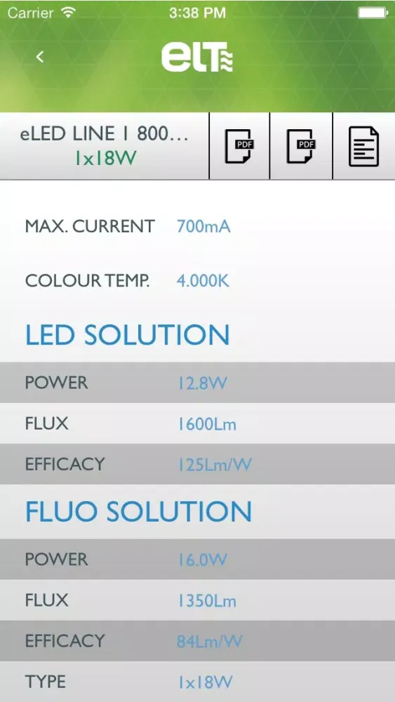 ELT Lighting Wizard Screenshots