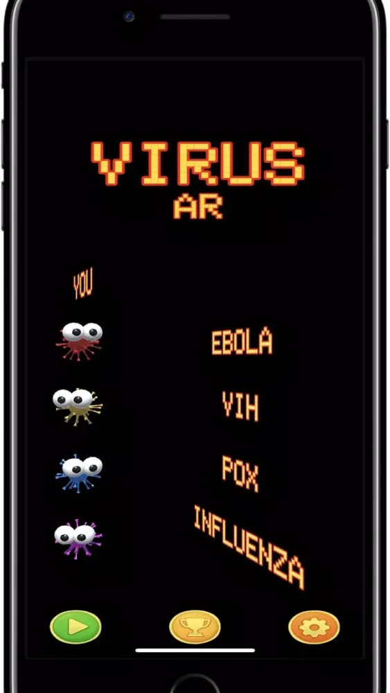 Zrzuty ekranu Virus AR