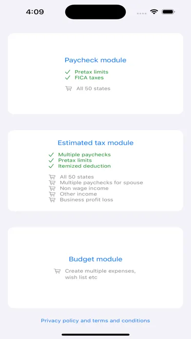 US Paycheck Calculator سکرین شاٹس