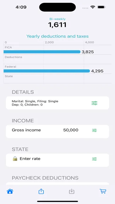 US Paycheck Calculator سکرین شاٹس